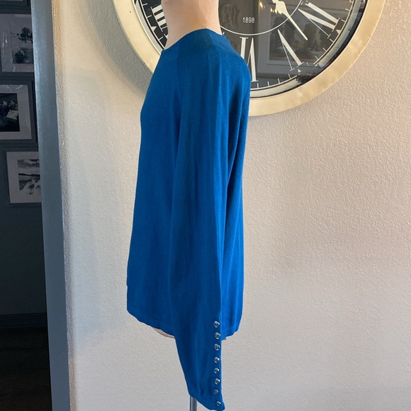 2 J McLaughlin teal sweaters - Picture 5 of 10